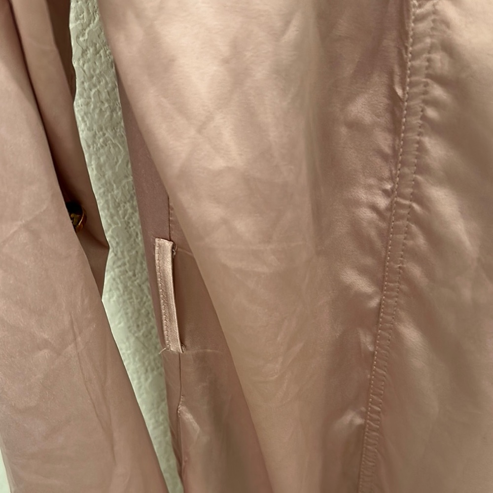Fashion Nova Pink Notched Collar Trench Coat - Picture 7 of 13